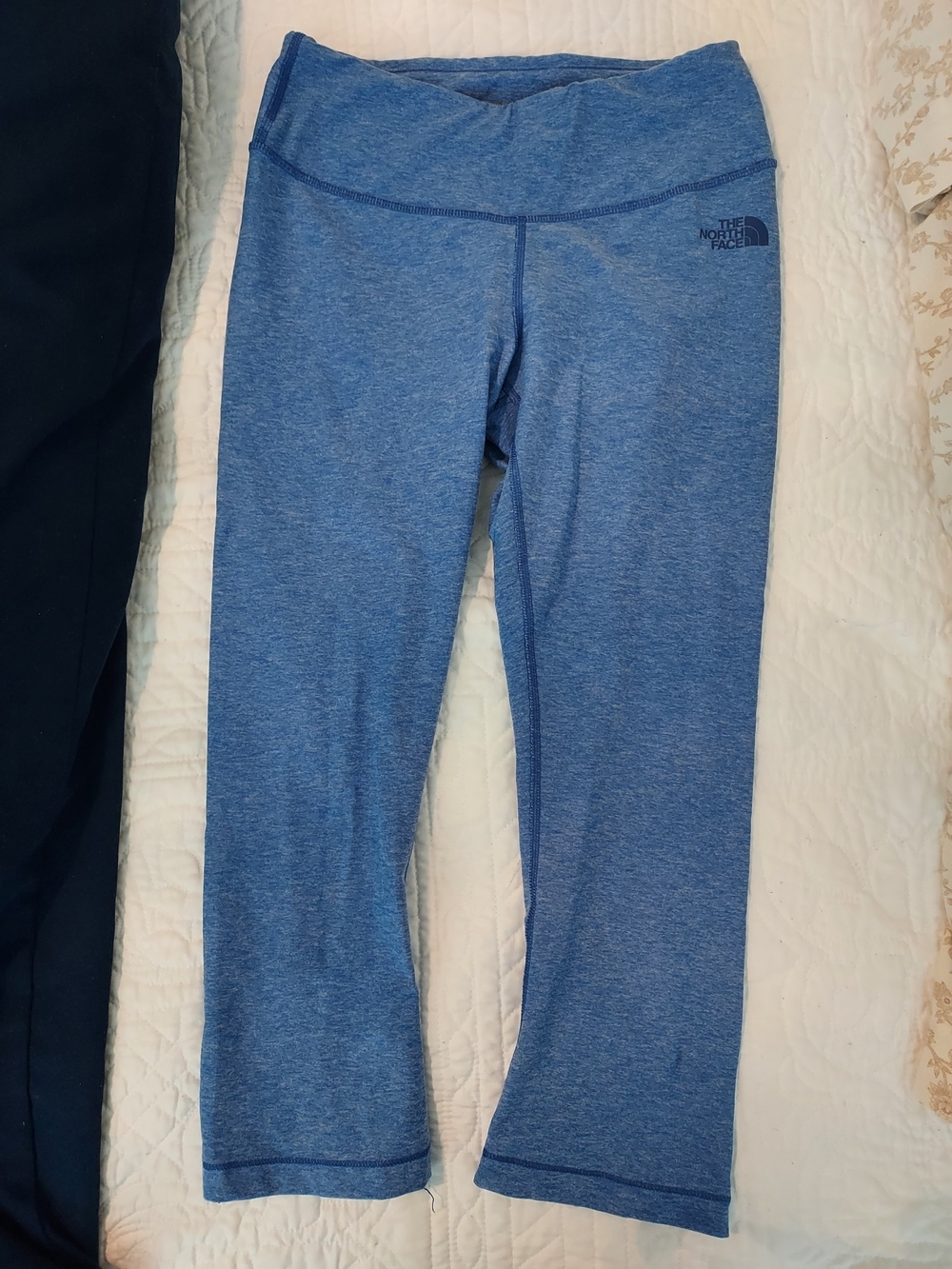 The North Face Heather Blue Capri Leggings